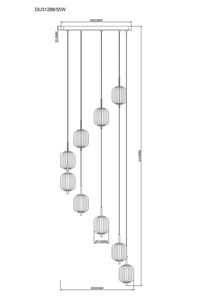 Rippvalgusti Akari 9R