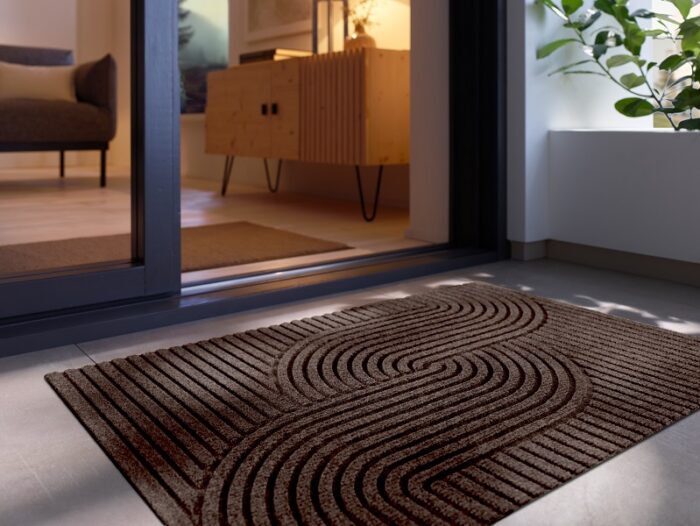 Uksematt Dune Loop dark brown