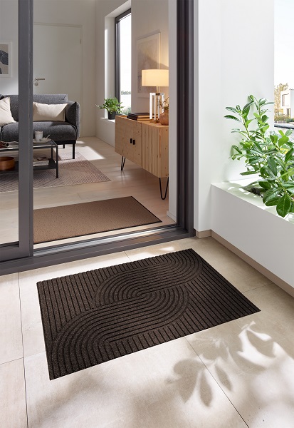 Uksematt Dune Loop dark brown