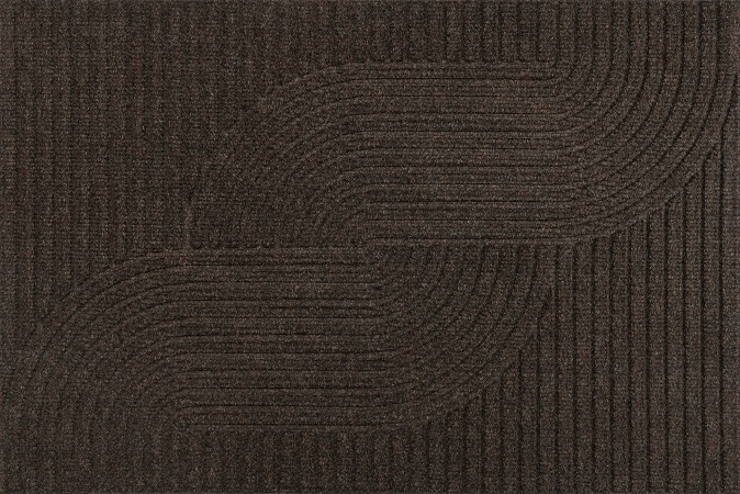 Uksematt Dune Loop dark brown