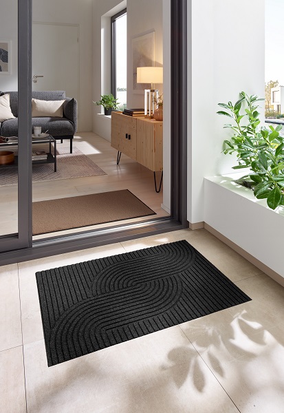 DUNE-Loop-dark-grey-60x90cm-KT079531-uksematt-miljöö Uksematt Dune Loop dark grey