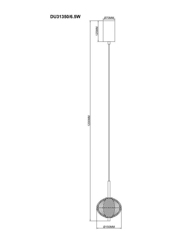 Galatea-1-rippvalgusti-du31350-6.5w-joonis Rippvalgusti Galatea-1