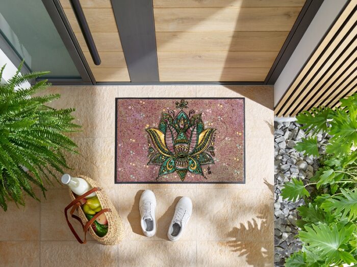 Uksematt Lotus Blossom