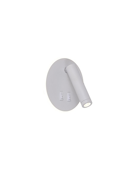 Seinavalgusti Circa White