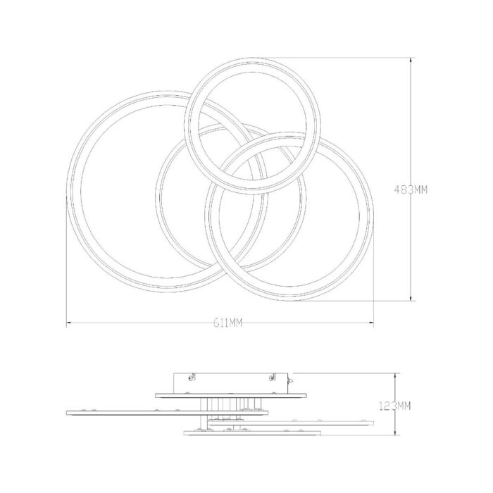 Laevalgusti Lunar White