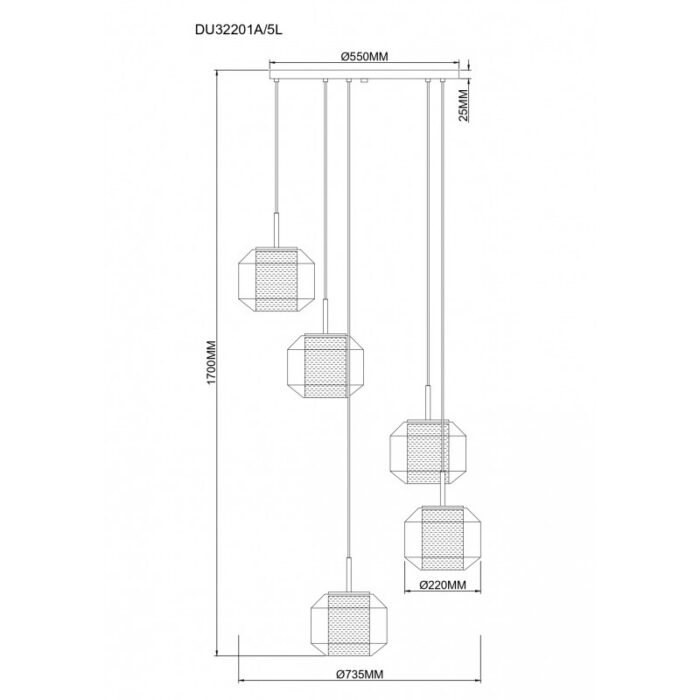 Rippvalgusti Solix 5R